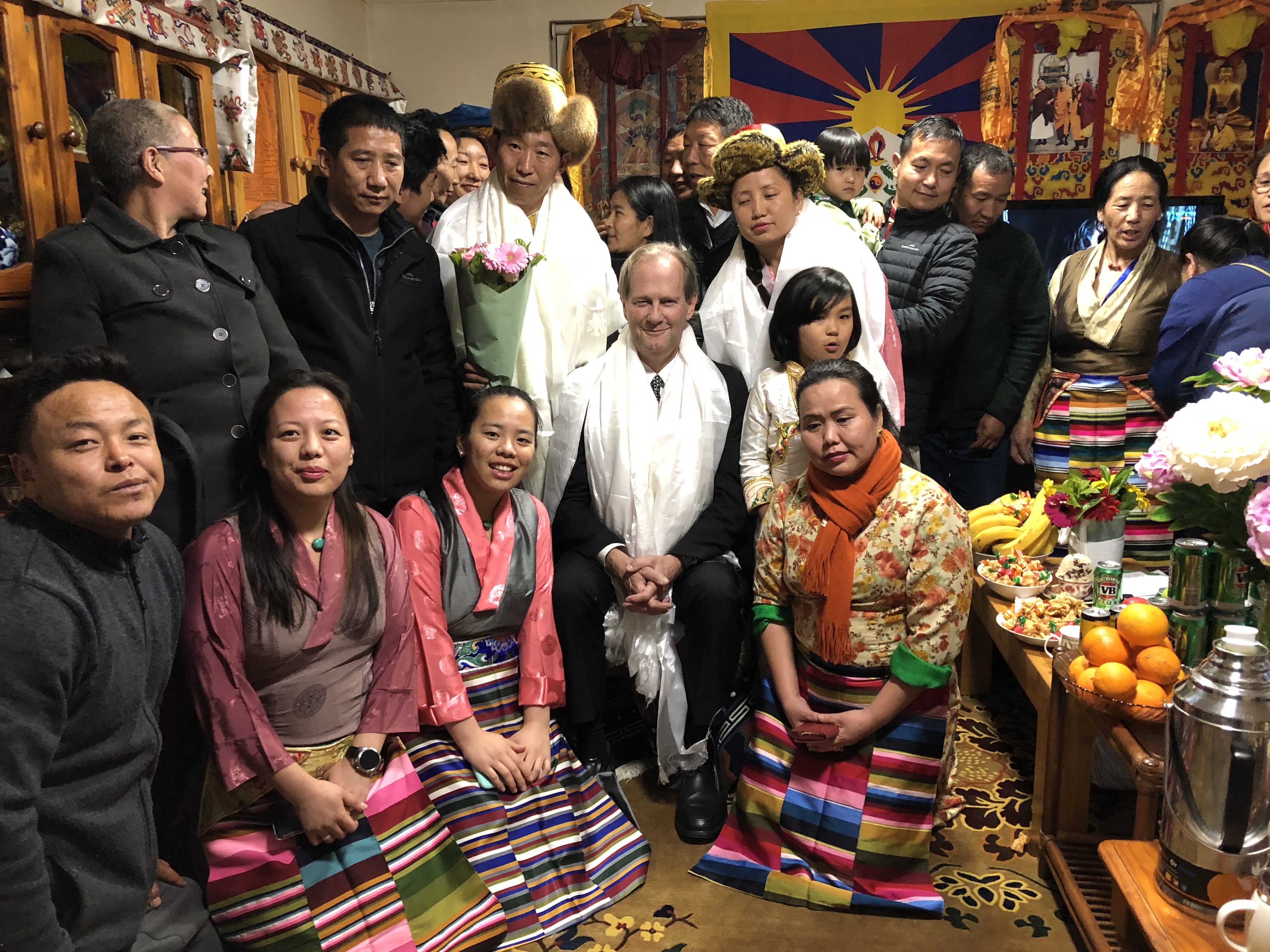 Celebrant with Tibetan couple, NSW
